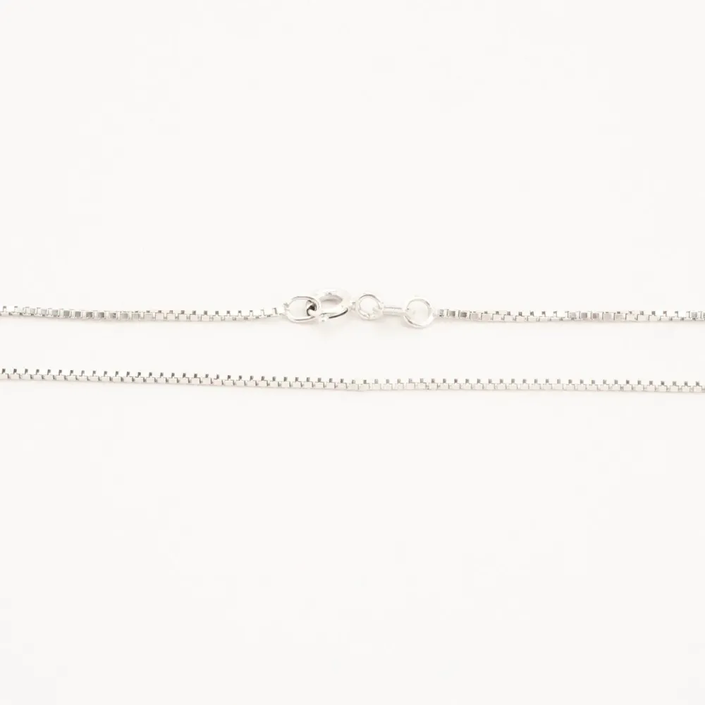 Venezia Halskæde i 14K hvidguld, 43.5 cm, 2.56 g