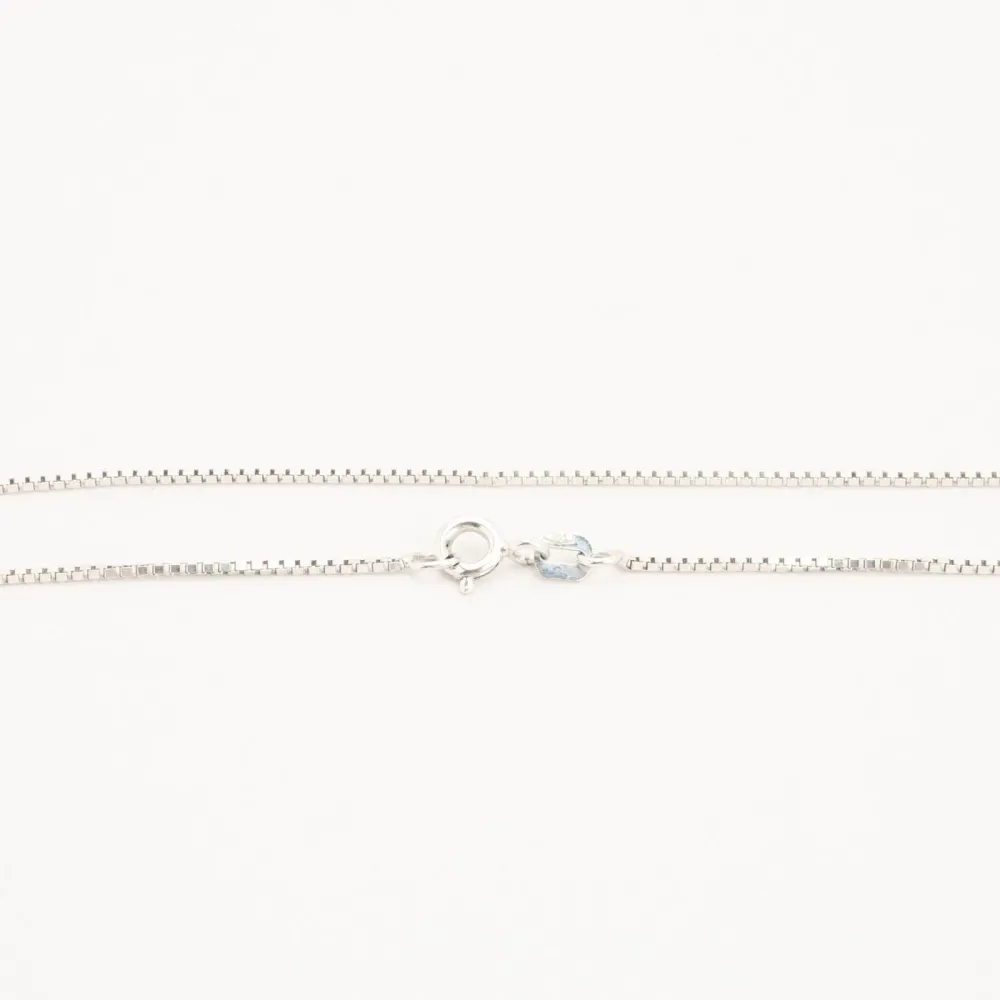 Venezia Halskæde i 14K hvidguld, 43.5 cm, 2.56 g