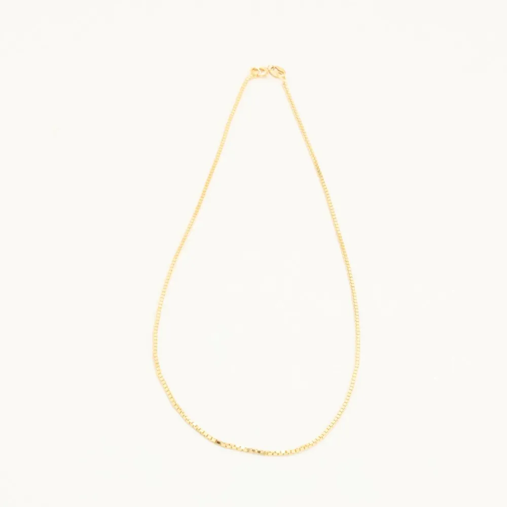 Venezia Halskæde i 8K guld, 45.5 cm, 3.58 g